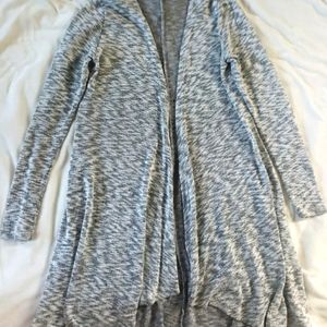 BKE Daytrip Cardigan Grey White Black Marbled XS